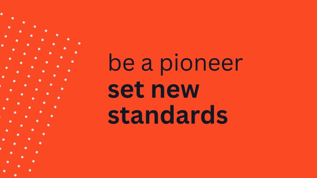 Be a pioneer with hydraulic standards